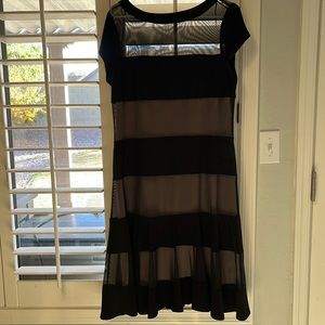 Black short sleeve dress size 14